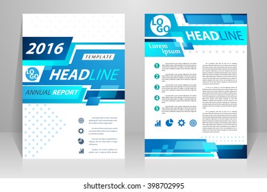 Abstract vector modern flyers brochure, booklet, annual report, design templates with white background in size a4.