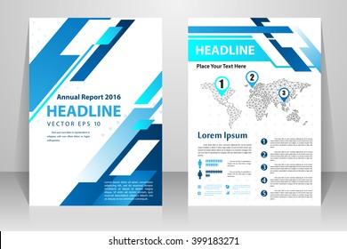 Abstract vector modern flyers brochure, booklet, annual report, design templates with white background in size a4.