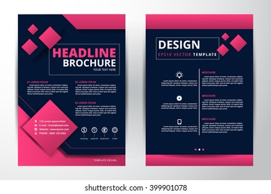 Abstract vector modern flyers brochure / annual report /design templates / stationery with white background in size a4