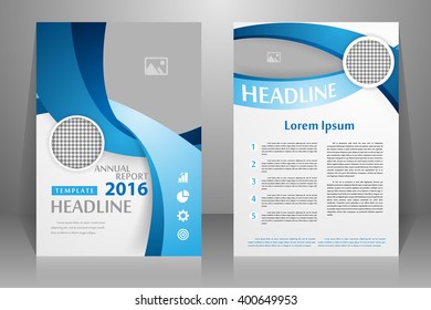 Abstract vector modern flyers brochure, booklet, annual report, design templates with white background in size a4.