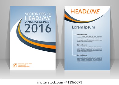 Abstract vector modern flyers brochure, booklet, annual report, design templates with white background in size a4.