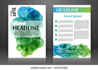 Abstract vector modern flyers brochure, booklet, annual report, design templates with white background in size a4.
