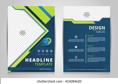 Abstract vector modern flyers brochure / annual report /design templates / stationery with white background in size a4