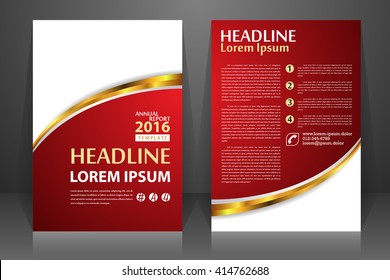 Abstract vector modern flyers brochure, booklet, annual report, design templates with white background in size a4.