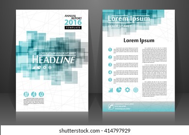 Abstract vector modern flyers brochure, booklet, annual report, design templates with white background in size a4.