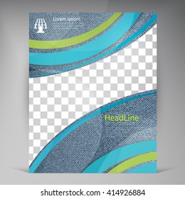 Abstract vector modern flyers brochure. Business brochure flyer design layout template in A4. 