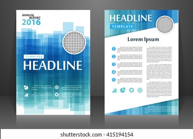 Abstract vector modern flyers brochure, booklet, annual report, design templates with white background in size a4.