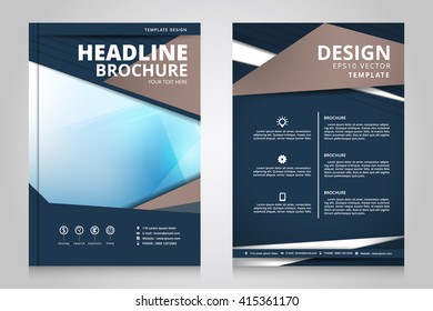 Abstract vector modern flyers brochure / annual report /design templates / stationery with white background in size a4