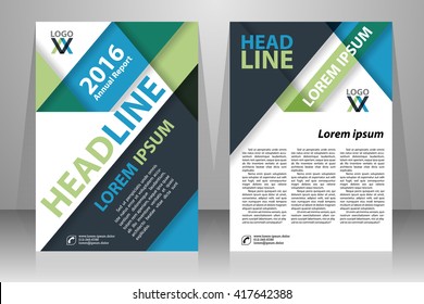 Abstract vector modern flyers brochure, booklet, annual report, design templates with white background in size a4.