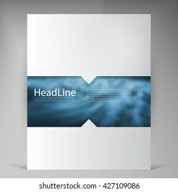 Abstract vector modern flyers brochure. Business brochure flyer design layout template in A4.