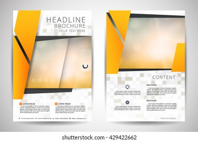 Abstract vector modern flyers brochure / annual report /design templates / stationery with white background in size a4