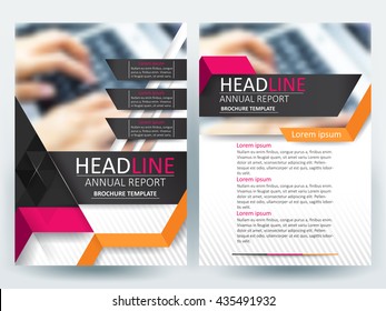 Abstract vector modern flyers brochure / annual report /design templates / stationery with white background in size a4