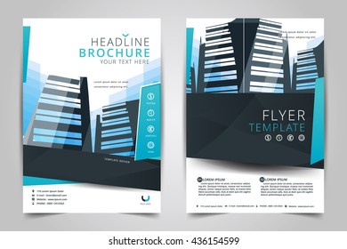 Abstract vector modern flyers brochure / annual report /design templates / stationery with white background in size a4