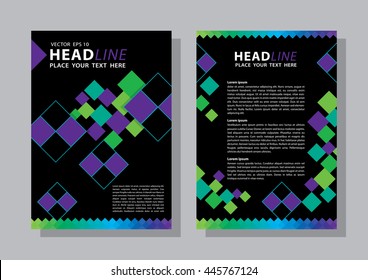Abstract vector modern flyers brochure / annual report /design templates / stationery with white background in size a4.