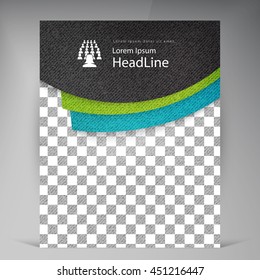 Abstract vector modern flyers brochure. Business brochure flyer design layout template in A4