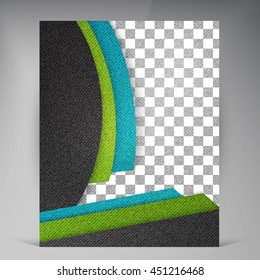 Abstract vector modern flyers brochure. Business brochure flyer design layout template in A4