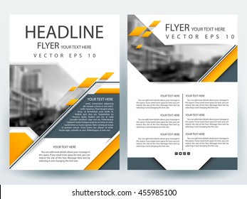 Abstract vector modern flyers brochure / annual report /design templates / stationery with white background in size a4