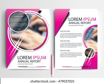 Abstract vector modern flyers brochure / annual report /design templates / stationery with white background in size a4