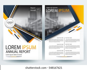 Abstract vector modern flyers brochure / annual report /design templates / stationery with layout background in size a4