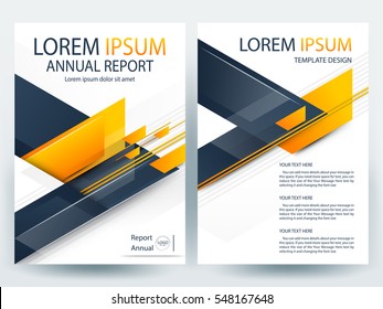 Abstract vector modern flyers brochure / annual report /design templates / stationery with layout background in size a4