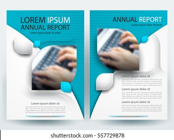 Abstract vector modern flyers brochure / annual report /design templates / stationery with white background in size a4