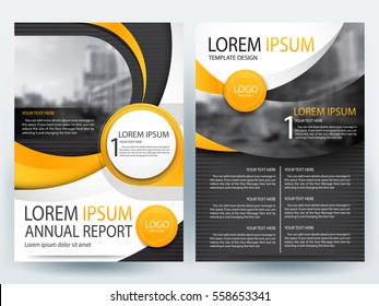 Abstract vector modern flyers brochure / annual report /design templates / stationery with layout background in size a4