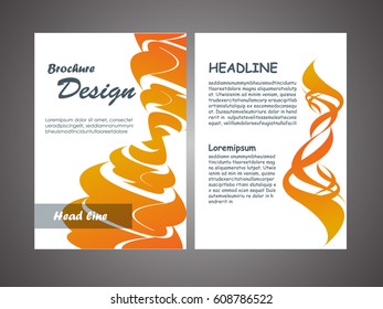 Abstract vector modern flyers brochure, booklet, annual report, design