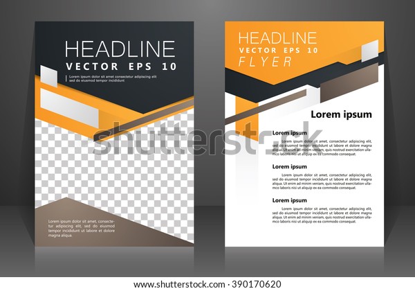 Abstract Vector Modern Flyers Brochure Booklet Stock Vector Royalty Free