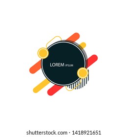 Abstract vector modern geometric background design
