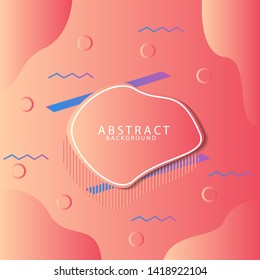 Abstract vector modern geometric background design