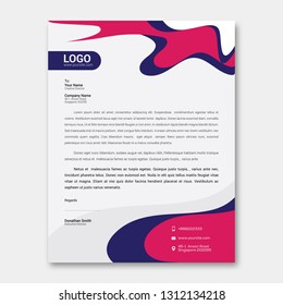 Abstract vector Modern Letterhead, Vector, result, award, design templates with white background.