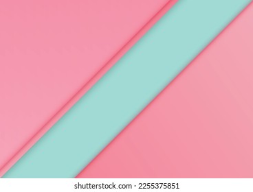 abstract vector modern overlap layer pinnk and blue color space concept background, Vector illustration