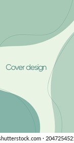 Abstract vector modern stories background with spots. Geometric illustration background. Hand drawn pastel colored background. Abstract pastel patterns for social media story, poster.