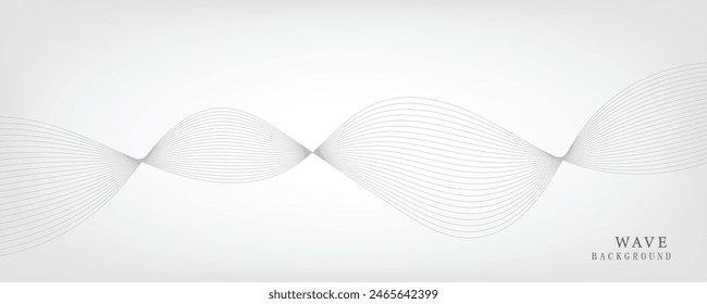 Fondo blanco de onda moderna de Vector Abstractas