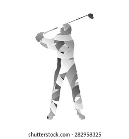 Abstract vector monochromatic golfer