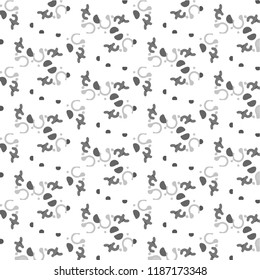 Abstract vector monochrome background. Halftone illustration pattern
