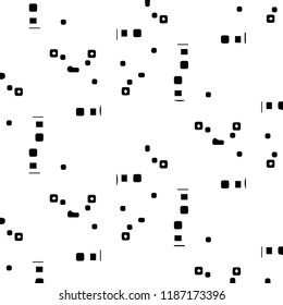 Abstract vector monochrome background. Halftone illustration pattern