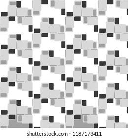 Abstract vector monochrome background. Halftone illustration pattern