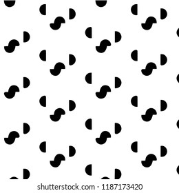 Abstract vector monochrome background. Halftone illustration pattern