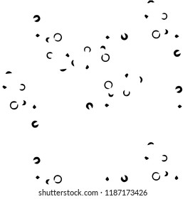 Abstract vector monochrome background. Halftone illustration pattern