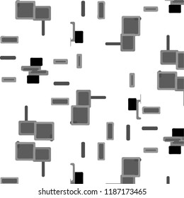 Abstract vector monochrome background. Halftone illustration pattern
