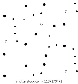 Abstract vector monochrome background. Halftone illustration pattern