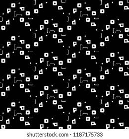 Abstract vector monochrome background. Halftone illustration pattern