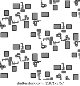 Abstract vector monochrome background. Halftone illustration pattern