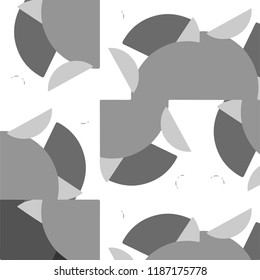 Abstract vector monochrome background. Halftone illustration pattern