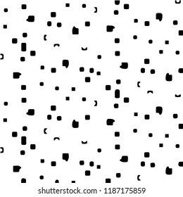 Abstract vector monochrome background. Halftone illustration pattern
