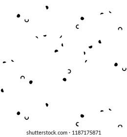 Abstract vector monochrome background. Halftone illustration pattern