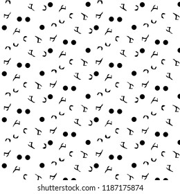 Abstract vector monochrome background. Halftone illustration pattern