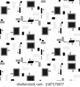 Abstract vector monochrome background. Halftone illustration pattern