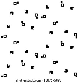 Abstract vector monochrome background. Halftone illustration pattern